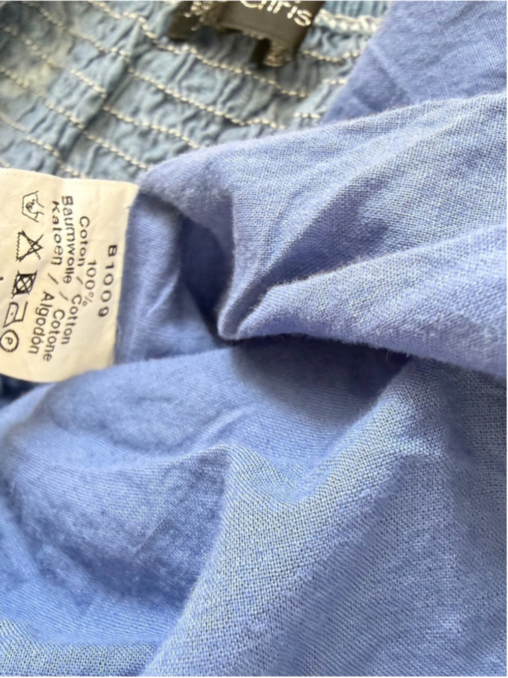 JUJU & CHRISTINE Patchwork Boho Denim Dress size L - Picture 11 of 12